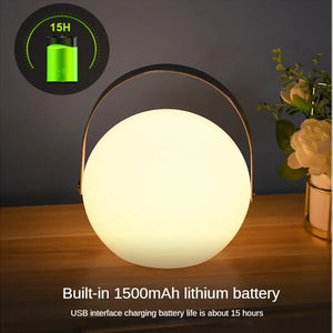 Lumina Glow Portable Ambient Night Lamp – USB Rechargeable LED Mood Light