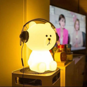 Huggable Bear Nightlight-Soft Glow for Cozy Evenings