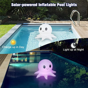 Waterproof RGB Floating Octopus Pool Light – Color‑Changing LED Pool & Outdoor Decorative Lighting