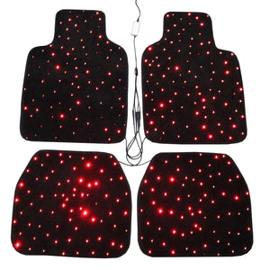RGBW LED Starlight Car Floor Mats – Ambient LED Car Interior Lighting Mats