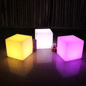 Luminous Cube LED Light – Rechargeable RGB Ambient Decorative LED Cube Lamp
