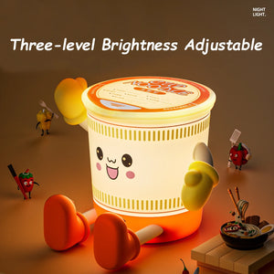 RamenGlow Cup Night Light – USB Rechargeable LED Ambient Lamp