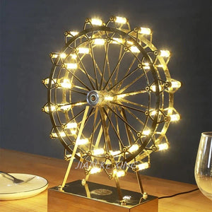 LED Ferris Wheel Table Lamp – Decorative LED Ambient Light for Home & Kids’ Rooms
