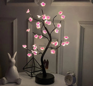 Blossoming Rose Tree Lamp – LED Floral Ambient Light for Home & Events