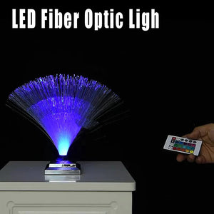 RGB Fiber Optic LED Lamp – Color‑Changing Ambient Fiber Optic Decorative Lighting