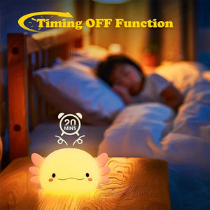 Axolotl Silicone LED Nightlight – Indoor LED Night Lamp