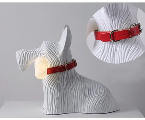 Scottie Dog Table Lamp – Decorative LED Dog Shaped Lamp for Home & Living Spaces