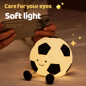 SoccerGlow Silicone LED Night Light – Indoor LED Night Lamp
