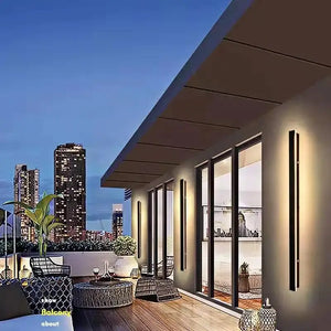 Sleek Waterproof White LED Wall Light – Modern Outdoor & Indoor LED Lighting