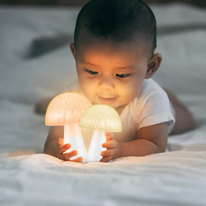 RGB Mushroom Night Light – Remote‑Controlled LED Ambient Table Lamp