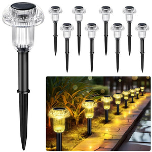 Solar-Powered LED Mushroom Garden Lights – Colorful Outdoor Illumination