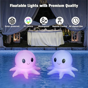 Waterproof RGB Floating Octopus Pool Light – Color‑Changing LED Pool & Outdoor Decorative Lighting