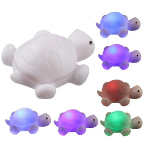 TurtleGlow Silicone Night Light – USB Rechargeable LED Ambient Lamp