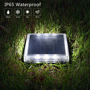 Waterproof Solar Powered Deck Lights – Outdoor LED Floor & Pathway Lighting