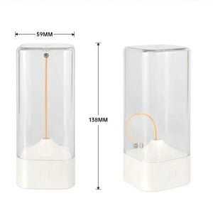 Lumina Flux Magnetic Filament Ambient Light – Interactive USB Rechargeable LED Mood Lamp