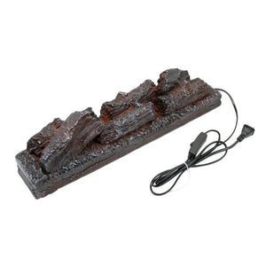 Electric Simulation Firewood Display – Resin Charcoal Effect Flame