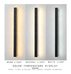 Sleek Waterproof White LED Wall Light – Modern Outdoor & Indoor LED Lighting