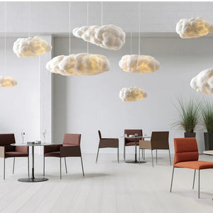 Nordic Cloud Pendant Lamp – Floating Atmosphere Light for Ceiling