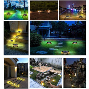 Solar Powered Waterproof Garden Lights – Automatic Outdoor LED Landscape & Pathway Lighting