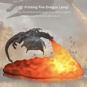 Fire‑Breathing Dragon Lamp – LED Ambient Fantasy Table Lamp