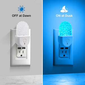 Color-Changing Plug-In Nightlight – LED Mood Light with Gradient Color Modes
