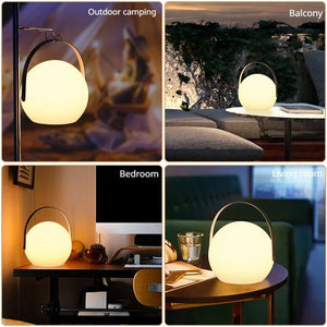 Lumina Glow Portable Ambient Night Lamp – USB Rechargeable LED Mood Light