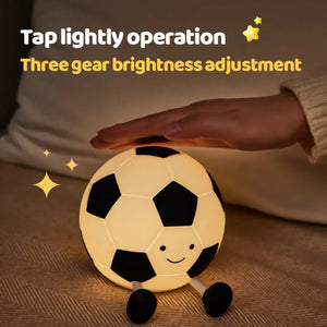 SoccerGlow Silicone LED Night Light – Indoor LED Night Lamp