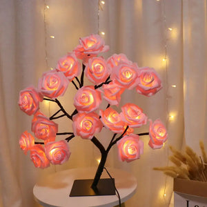 Blossoming Rose Tree Lamp – LED Floral Ambient Light for Home & Events