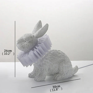 NOCTURNE HARE – Elizabethan Collar Rabbit Lamp