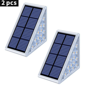 Solar Powered Outdoor Stair Lights – Waterproof LED Step & Pathway Lighting
