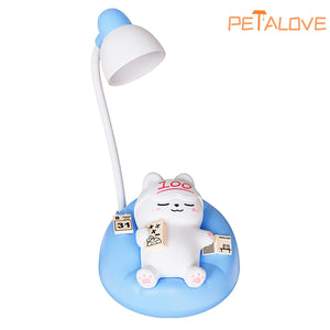 Sleeping Kitty Rechargeable LED Nightlight – Indoor Rechargeable Night Lamp