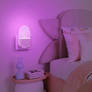 Color-Changing Plug-In Nightlight – LED Mood Light with Gradient Color Modes