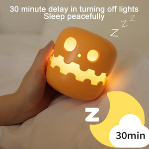 SpookyGlow Jack‑O‑Lantern Nightlight – USB Rechargeable Halloween LED Pumpkin Lamp