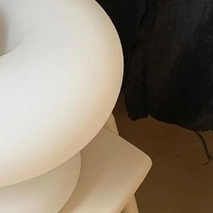 Luminara Frosted Glass Night Lamp – Elegant LED Globe Ambient Light