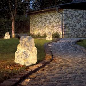 Solar Powered Waterproof Rock Garden Light – Organic Outdoor LED Landscape & Pathway Lighting
