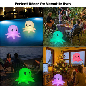 Waterproof RGB Floating Octopus Pool Light – Color‑Changing LED Pool & Outdoor Decorative Lighting