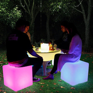 RGB Glow Cube Nightlight – Rechargeable Color-Changing LED Ambient Lamp