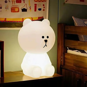 Huggable Bear Nightlight-Soft Glow for Cozy Evenings