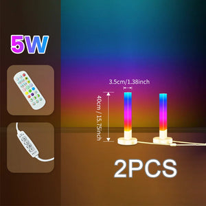 Smart RGB Floor & Table Lamp with Music Sync – USB Powered LED Ambient Lighting for Home & Entertainment
