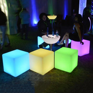 RGB Glow Cube Nightlight – Rechargeable Color-Changing LED Ambient Lamp