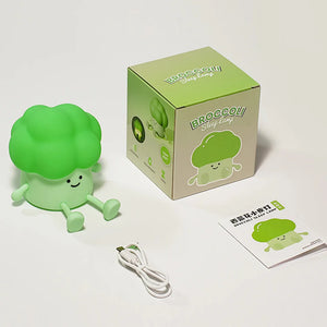 BrightBroccoli Silicone LED Night Light – Indoor LED Night Lamp
