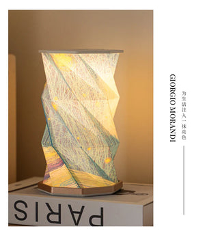 Origami Folding Paper Lamp – LED Decorative Ambient Table & Desk Light