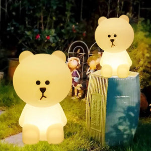 Huggable Bear Nightlight-Soft Glow for Cozy Evenings