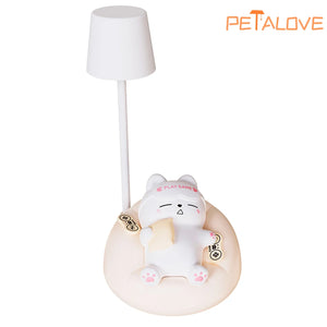 Sleeping Kitty Rechargeable LED Nightlight – Indoor Rechargeable Night Lamp
