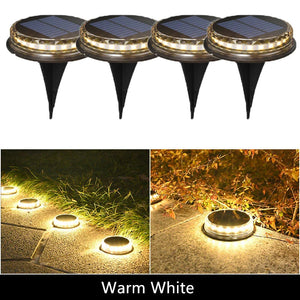 Solar Powered Waterproof Garden Lights – Automatic Outdoor LED Landscape & Pathway Lighting
