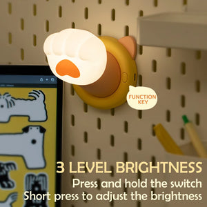 PawGlow Silicone LED Night Light – Indoor LED Night Lamp