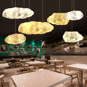 Nordic Cloud Pendant Lamp – Floating Atmosphere Light for Ceiling