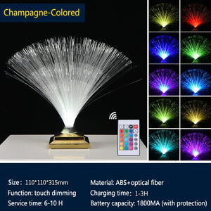 RGB Fiber Optic LED Lamp – Color‑Changing Ambient Fiber Optic Decorative Lighting