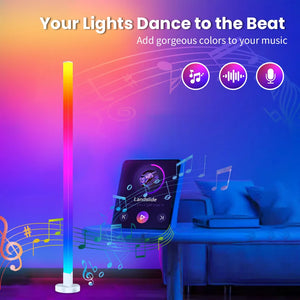 Smart RGB Floor & Table Lamp with Music Sync – USB Powered LED Ambient Lighting for Home & Entertainment