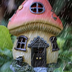 Solar Powered Mushroom House Garden Light – Enchanting Outdoor LED Solar Decor